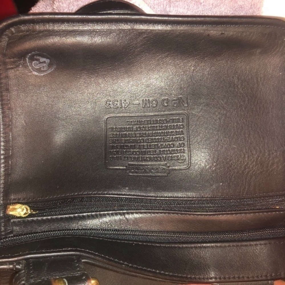 Coach vintage black leather tote waverly 4134 - Picture 14 of 16
